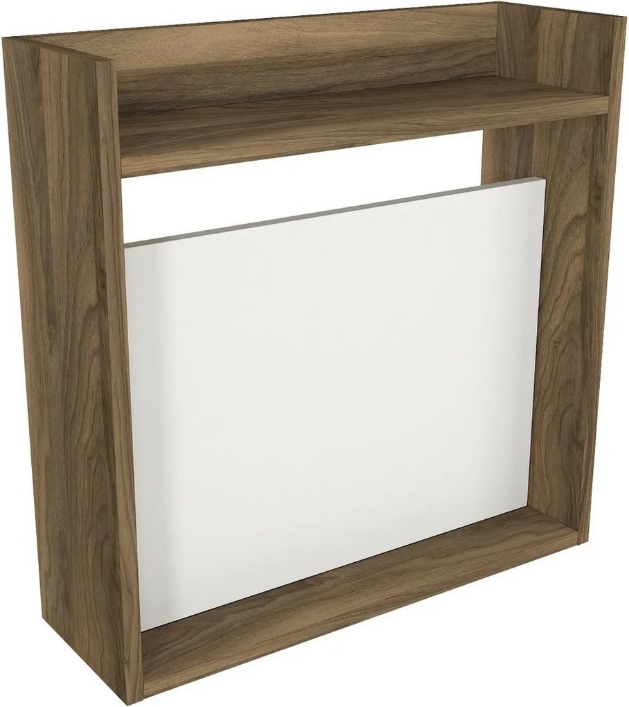 Biurko Laptop White and Walnut