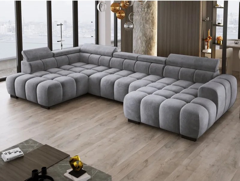 Narożnik BULL XL Lewostronny z elektryczną funkcją regulacji tkanina Salvador 15 WERSAL