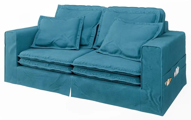 Jasnoniebieska sofa 196 cm Nora – Ropez