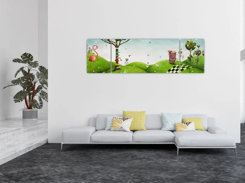 Obraz wspaniałego krajobrazu (170x50 cm)