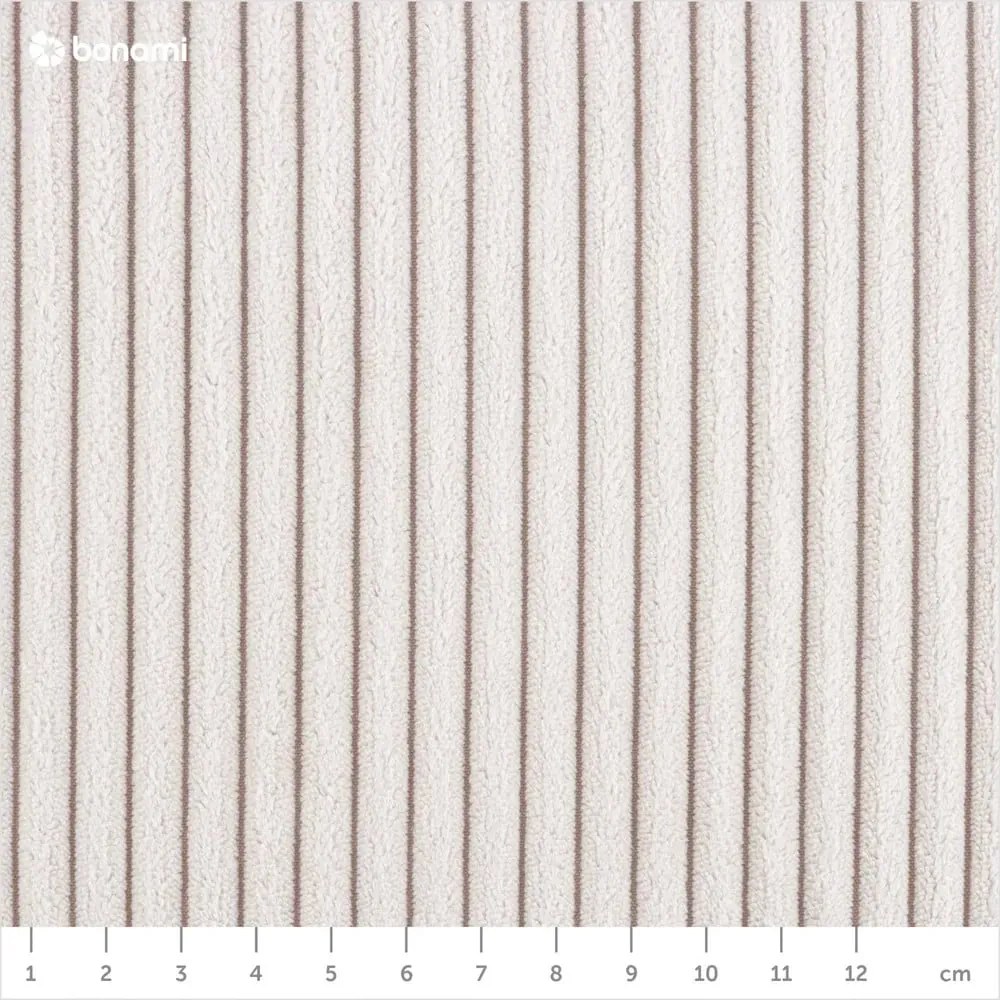 Kremowe tapicerowane łóżko dwuosobowe ze schowkiem i stelażem 160x200 cm Voliera – Maison de Rêve