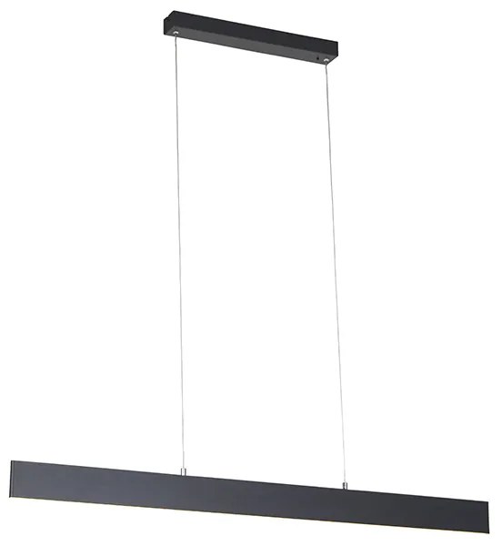 Lampa wisząca ciemnoszara w komplecie z LED i pilotem - Casper Nowoczesny Oswietlenie wewnetrzne