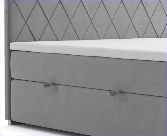 Pojedyncze łóżko boxspring Ahus 80x200 - 32 kolory