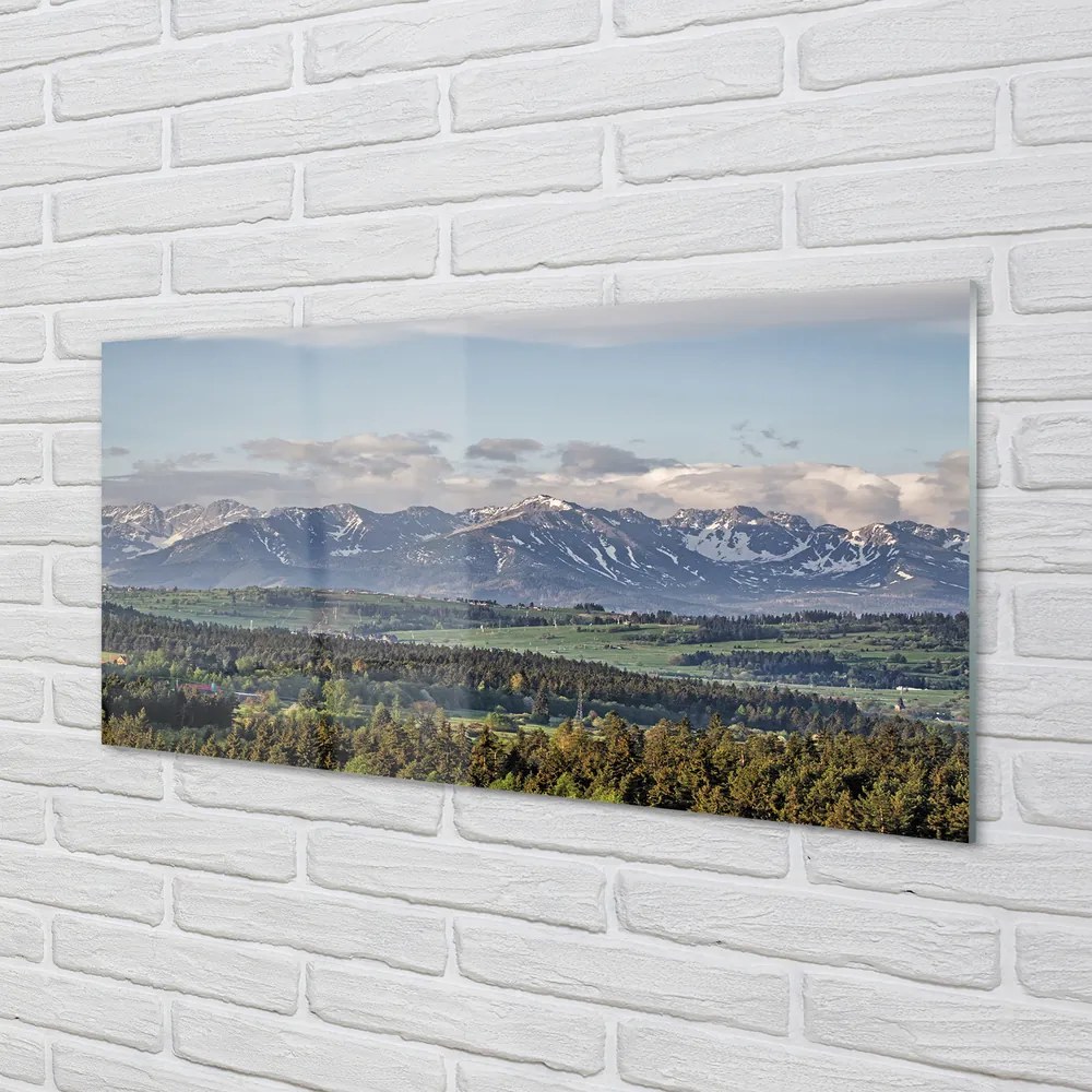 Szklany Panel Góry