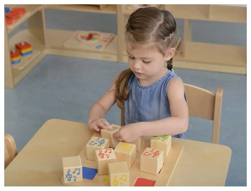 Drewniany sorter sensoryczny łączenie dźwięków masterkidz