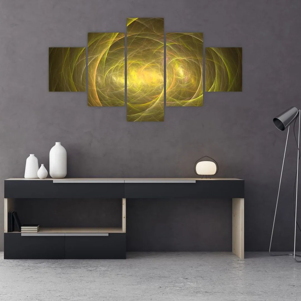 Nowoczesny abstrakcyjny obraz (125x70 cm)