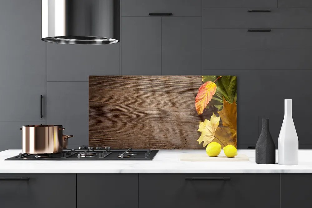 Szkło Ozdobne do Kuchni Botaniczna Świeżość Liści