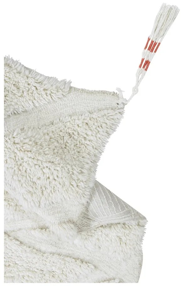 Biały wełniany dywan tkany ręcznie odpowiedni do prania170x240 cm Enkang Ivory – Lorena Canals