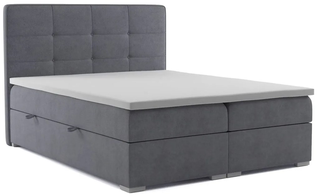 Dwuosobowe łóżko boxspring 160x200 32 kolory E7-N63