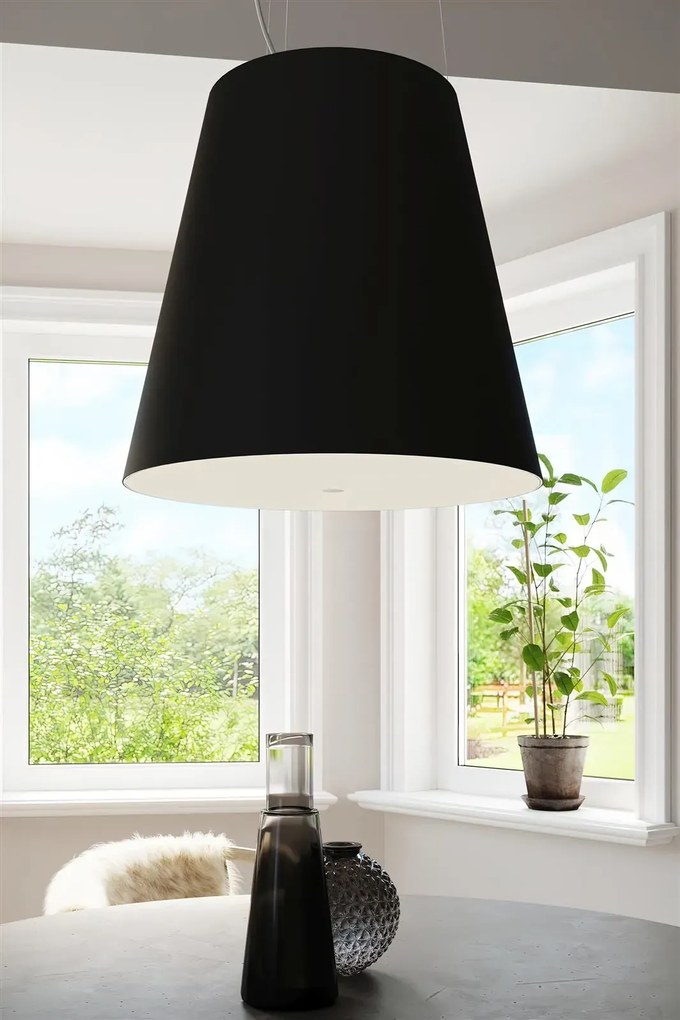 Żyrandol GENEVE 50 czarny SOLLUX  LIGHTING