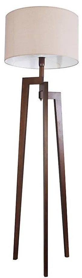 Lampa podłogowa TRION 1xE27/60W/230V beżowy 171 cm