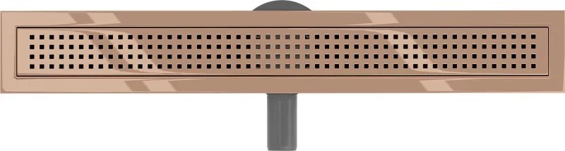 Mexen Flat 360° M08 odpływ liniowy obrotowy 50 cm, różowe złoto - 1625050-40