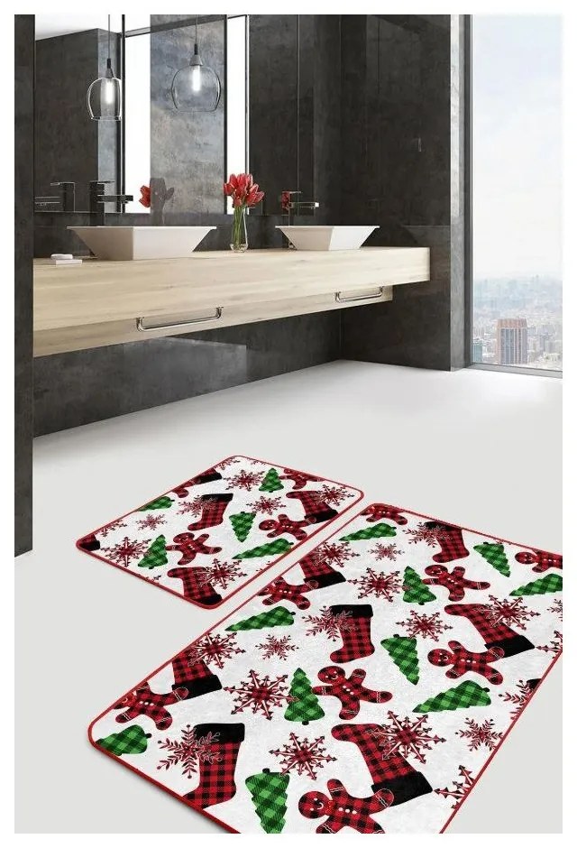 Dywaniki łazienkowe zestaw 2 szt. 60x100 cm Tartan – Mila Home
