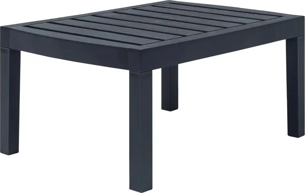 Zestaw antracytowych mebli ogrodowych - Emilly