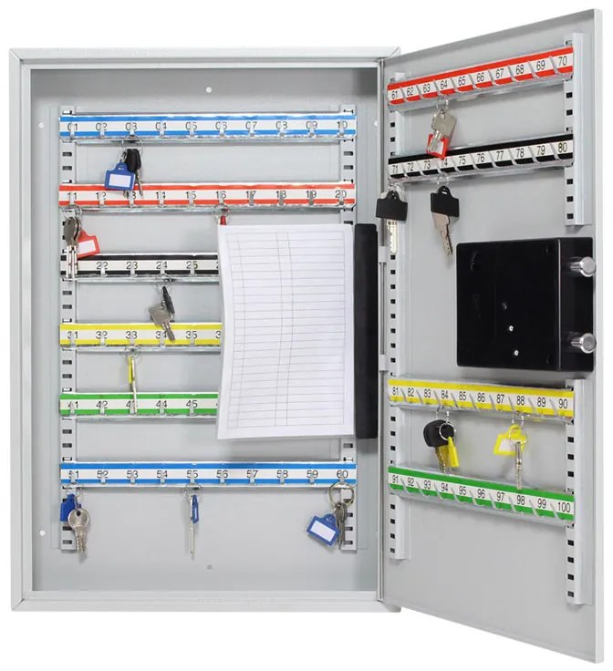 Skrzynka na klucze z zamkiem elektronicznym S-100 EL, na 100 kluczy