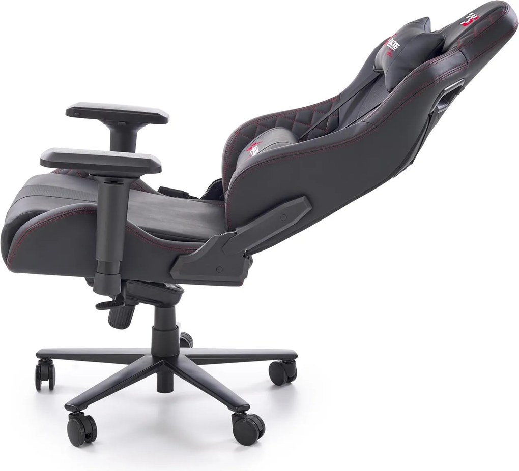 Czarny fotel gamingowy Chavez Halmar