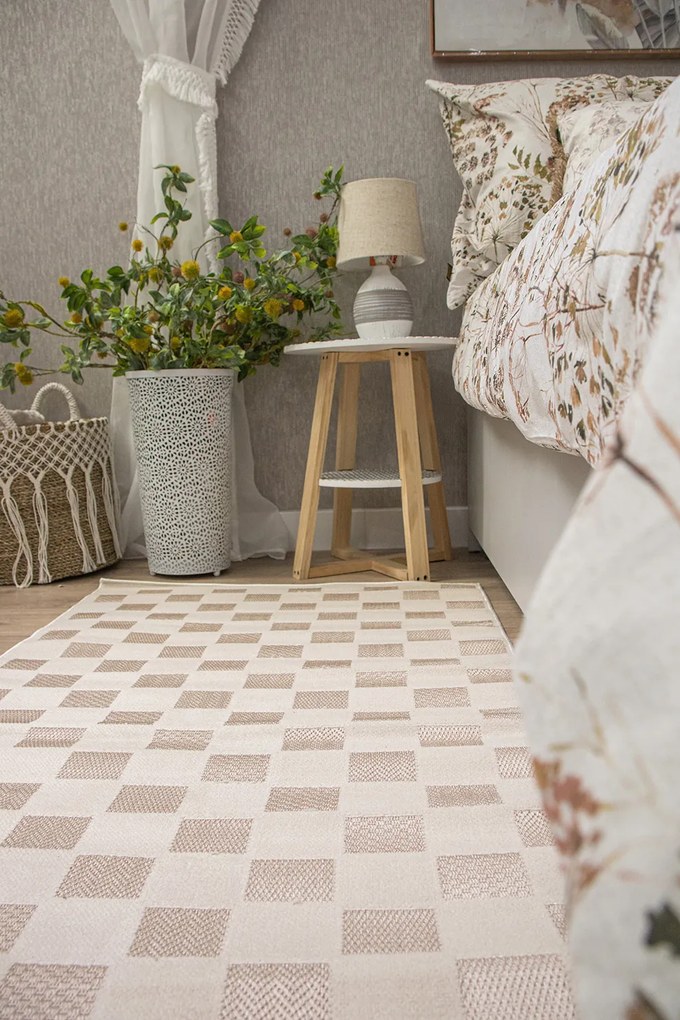 Dywan Paloma INT 0113G beżowy 080x150 Prostokąt