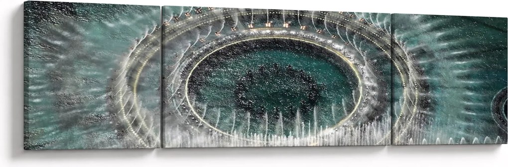 Obraz fontanny (170x50 cm)