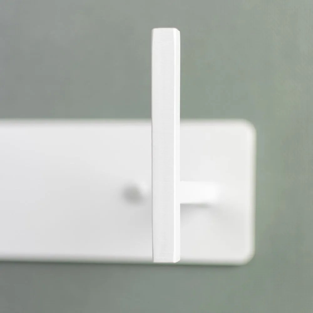 Biały metalowy wieszak ścienny 44 cm Chapman – Spinder Design