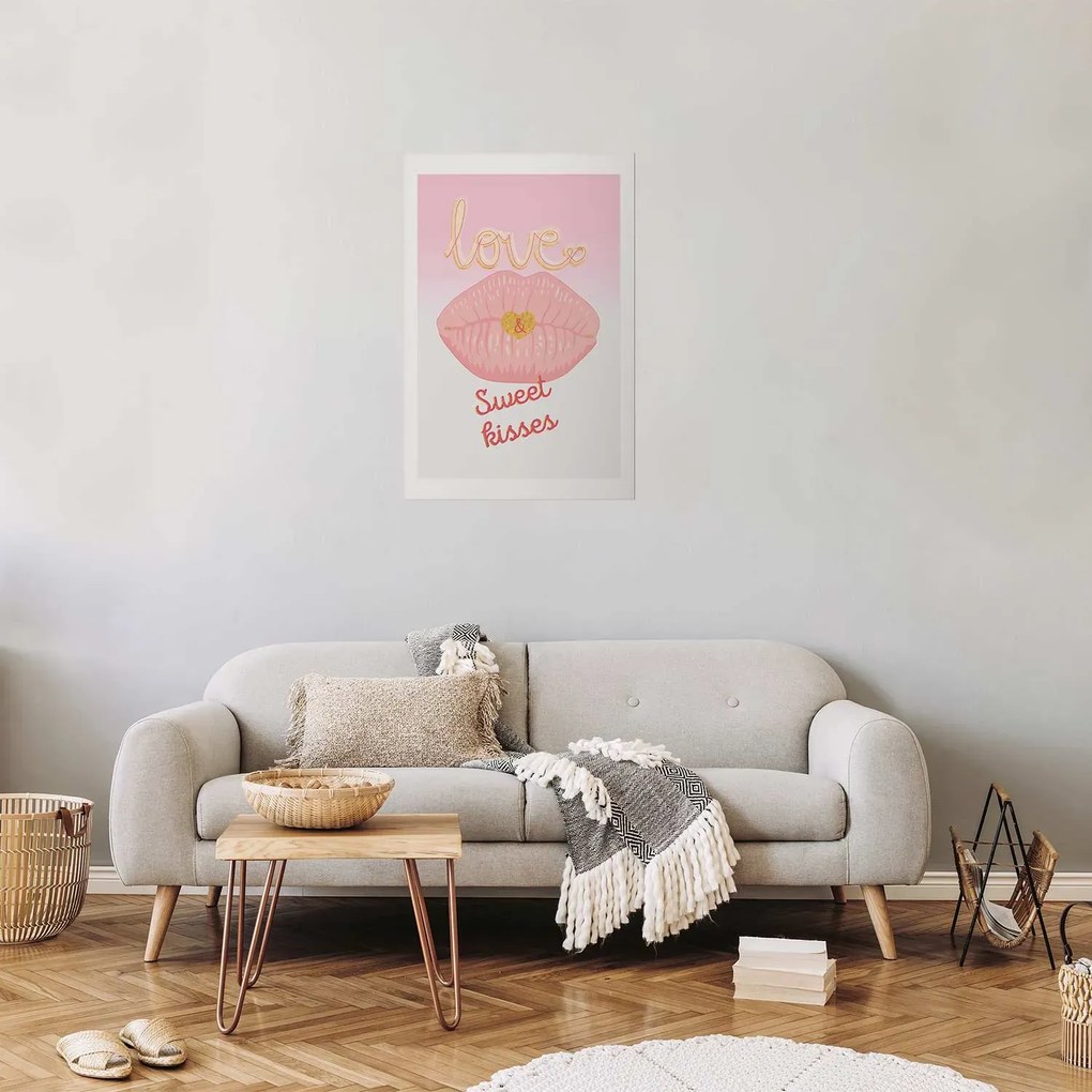 Plakat Sweet Kisses 29,7x42 cm bez ramy z marginesem ARTGEIST B