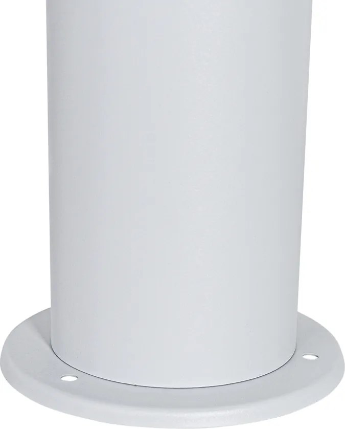 Stojąca lampa zewnętrzna biała z opalowym kloszem 30 cm IP44 - Odense