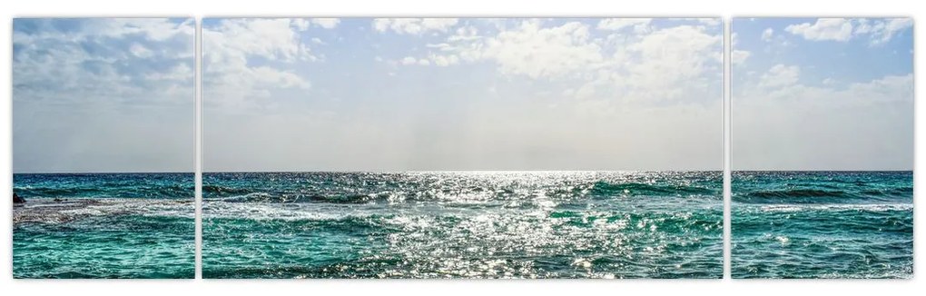 Obraz powierzchni morza (170x50 cm)