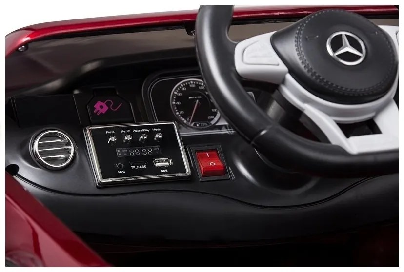 Auto na akumulator mercedes s63 czerwony lakierowany