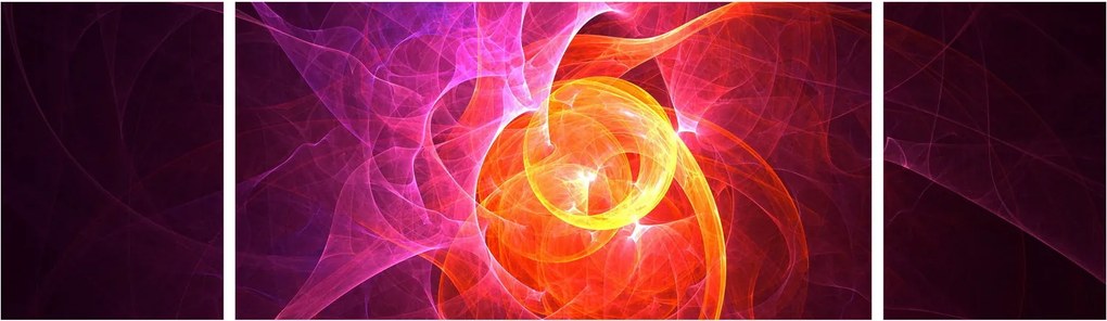 Nowoczesny abstrakcyjny obraz (170x50 cm)