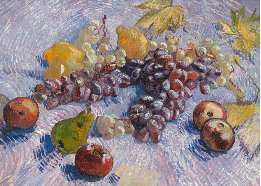 Obraz - Vincent van Gogh, Grapes, Lemons, Pears, and Apples, reprodukcje (70x50 cm)