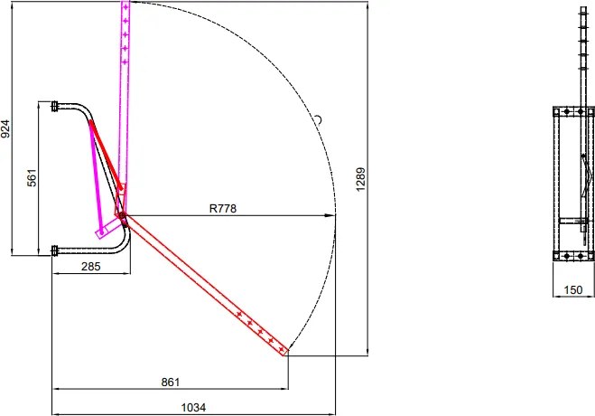 Uchwyt na rowery elektryczne UpBike do łatwego podnoszenia 1+1 GRATIS, zabudowane boki