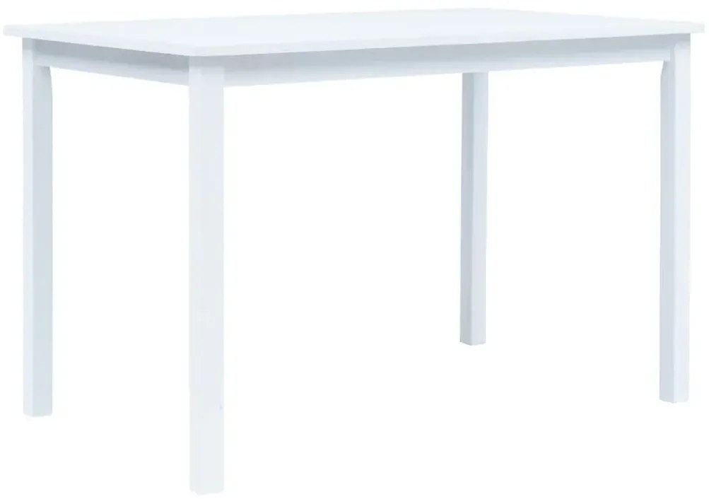 Biały stół z drewna kauczukowego D2-K17