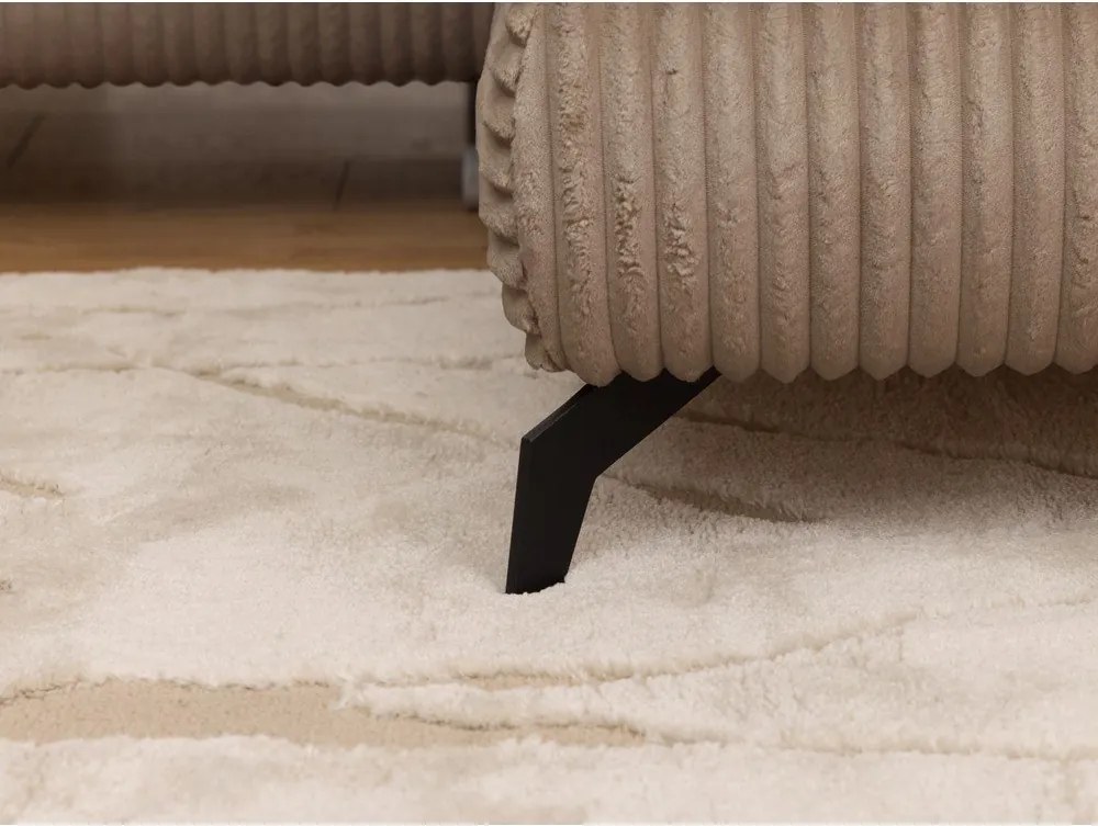 Brązowy sztruksowy narożnik (prawostronny/w kształcie litery L) Marbeya – Ropez