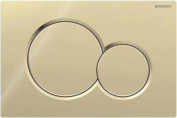 Geberit 115.770.DT.5 - Przycisk spłukujący Sigma01 Round 24,6x16,4 cm mosiądz