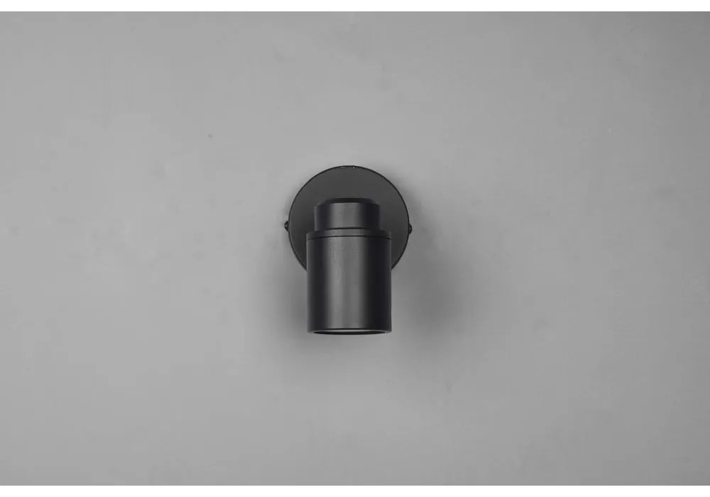 Metalowa lampa punktowa w kolorze matowej czerni 10x9 cm Angelo – Trio