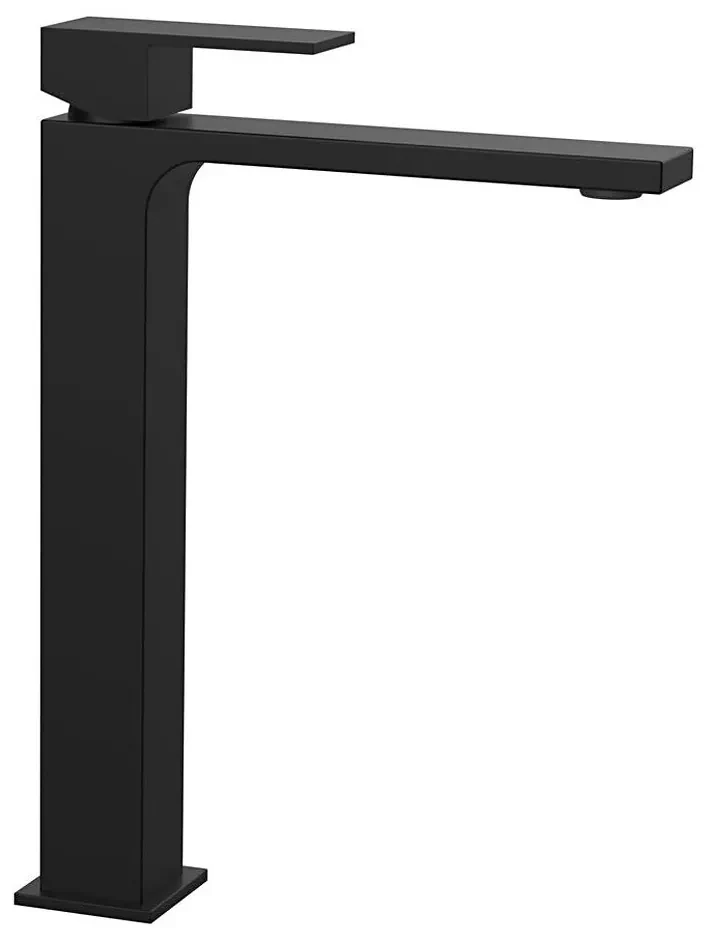 Sapho - Kran do umywalki CUBEMIX 27,8 cm matowy czarny