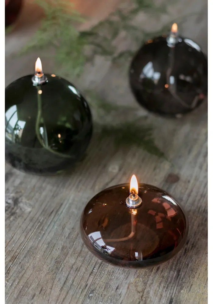 Szklana lampa olejna (wysokość 6 cm) Aura – Mette Ditmer Denmark