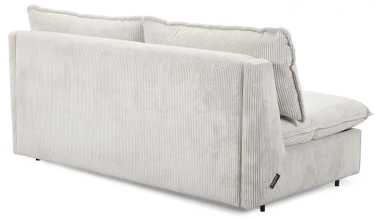 Beżowa sztruksowa rozkładana sofa 184 cm Isadora – Bobochic Paris