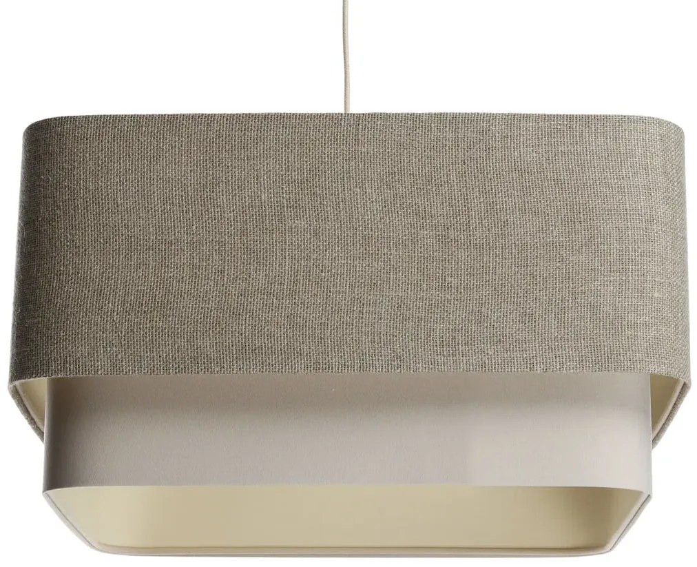 Lampa wisząca KWADRO DUO 009 51x47cm beżowa/kremowa BPS KONCEPT