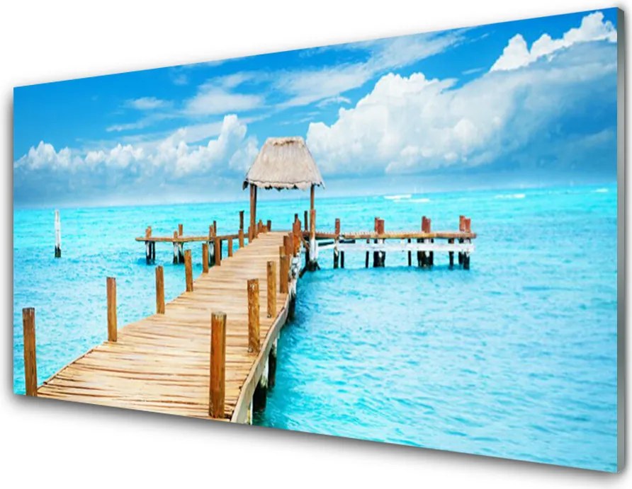 Panel nad blat kuchenny Most Wiszący nad Falami