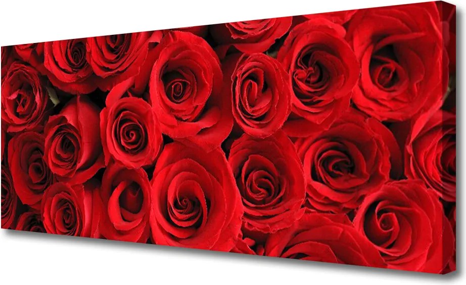 Obraz canvas na ścianę Bukiet Świeżych Róż
