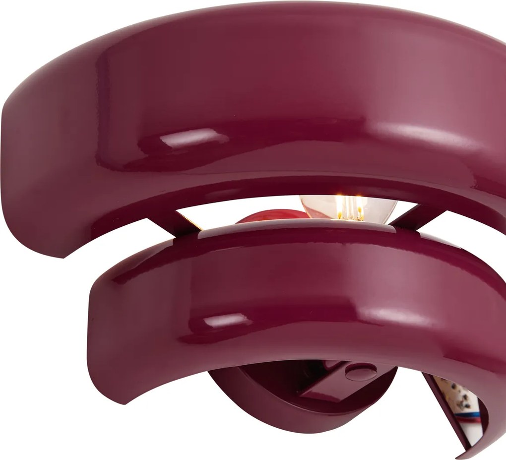 Kinkiet retro śliwkowy - Ophelia