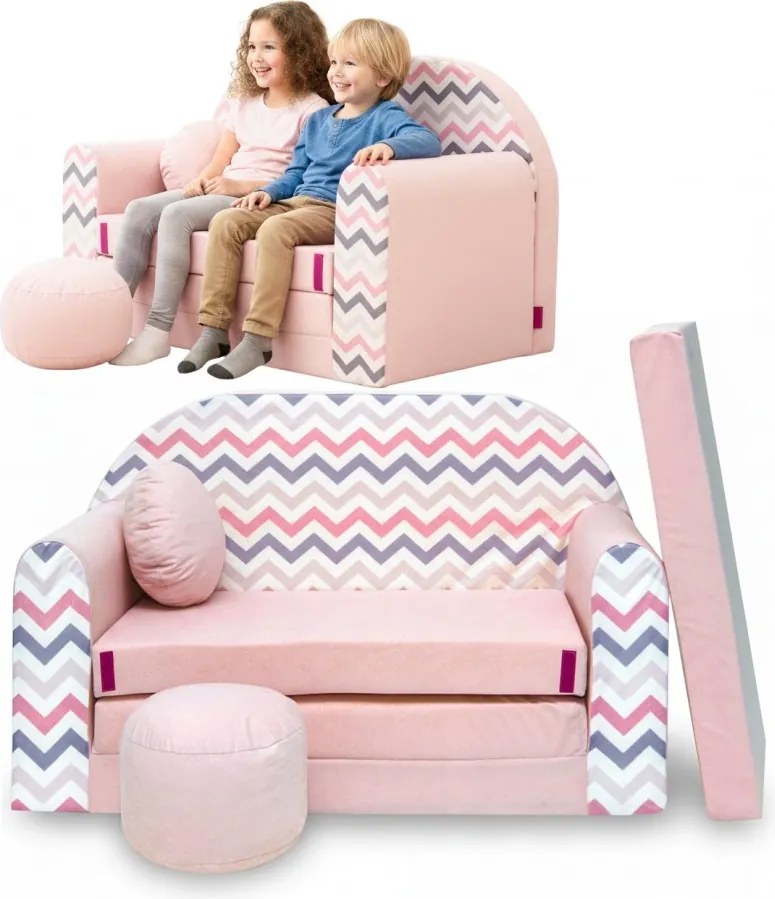 Kanapa/sofka Dla Dziecka, Piankowa Rozkładana 160cm - Hj1