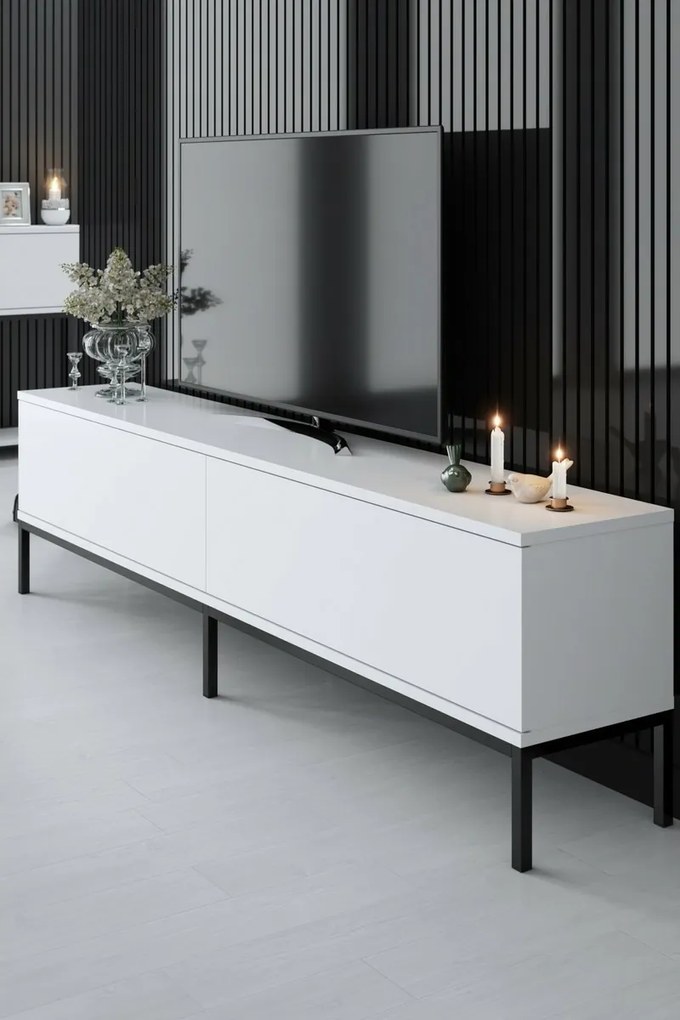 Stolik pod telewizor Lord White and Black