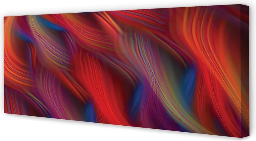 Fotoobraz na płótnie Fraktalne Paski w Kolorze