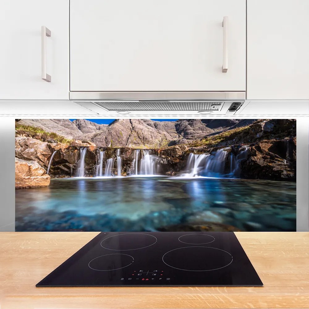 Panel Szklany do Kuchni Potężna Kaskada Wodna