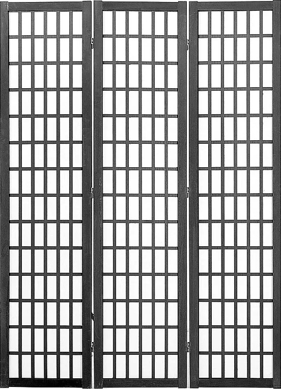 Przegroda SucceBuy, Japońska Przegroda z 3 Panelami, Przenośna Przegroda Japońska, Drewniana, Obracana o 360°, 120,5 x 170 x 1,9 cm, do Dzielenia Pomieszczeń
