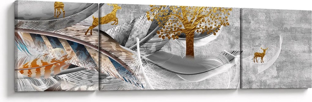 Obraz - Kolaż (170x50 cm)