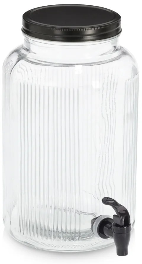 Szklany słoik z kranikiem KITCHEN ESSENTIALS, 3900 ml