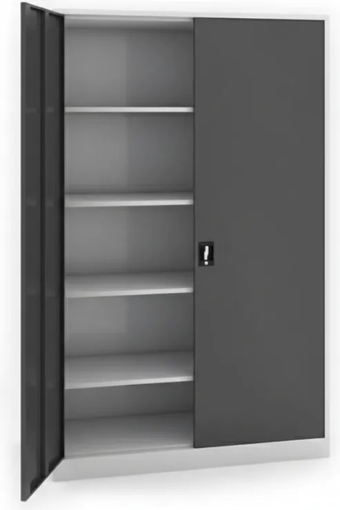 Szafa spawana JUMBO, 1950 x 1200 x 800 mm, szaro / grafitowa