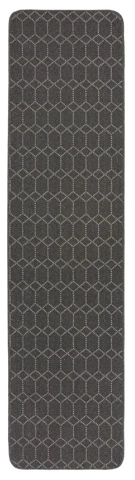 Ciemnoszary chodnik odpowiedni do prania 57x230 cm Argyll – Flair Rugs